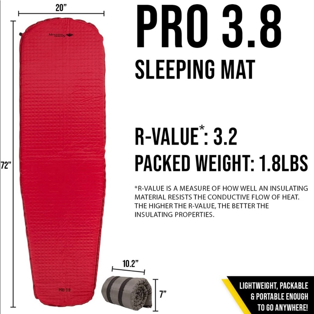 Sleeping Pad for camping and backpacking